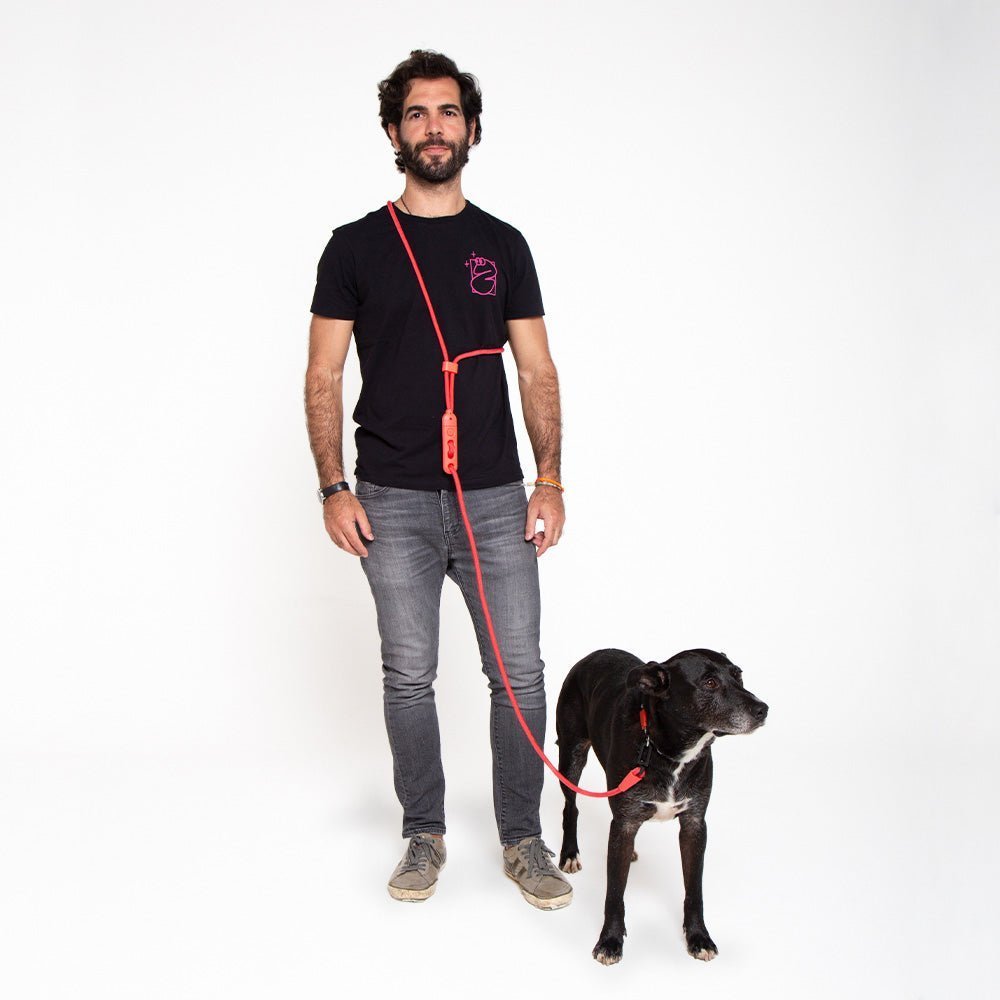 Neon Coral | FlexiWalk Leash - Image 3